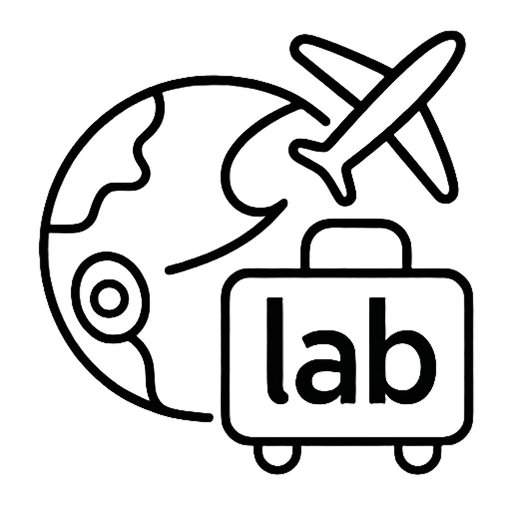 海外旅行、lab、overseas travel